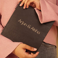Custom Couple Name Memory Book