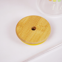 Personalized Rainbow Glass Tumbler with Straw | Cute Aesthetic Name Jar