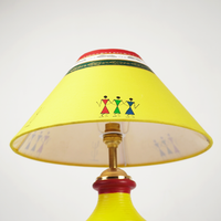 Sunbeam Tribe Table Lamp – Handpainted Ethnic Decor Light