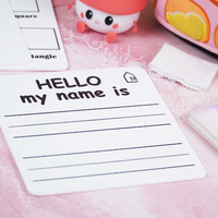 Reusable Kids Name Practice Writing Board with Pen Box & Cleaning Cloth