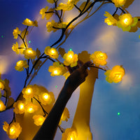 MEMORIES INSITE™ YELLOW ROSE TREE BRANCH WALL LIGHT