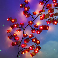 MEMORIES INSITE™ RED ROSE TREE BRANCH WALL LIGHT