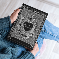 Daily Journal 2026 | Antique Style Black Writing Diary