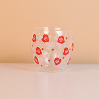 Set-2 Christmas Gloves  -Double Wall Glass Mug