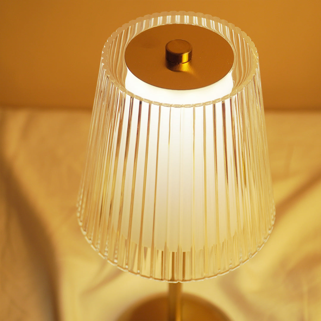 Elegant Warm Glow Table Lamp – Modern Bedside & Home Décor Light
