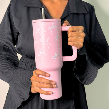 Blush Bloom Tumbler🎀