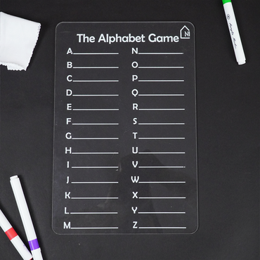 Alphabet Learning Tracing Board for Kids with pen box & Cleaning Cloth
