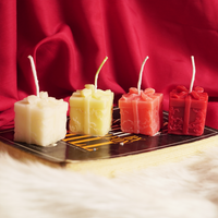 Pack of 4 Christmas Gift Box Candle