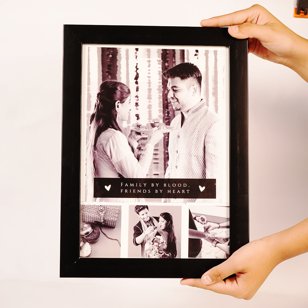 Personalized  BHAI DOOJ  Brother Sister Photo Frame Gift