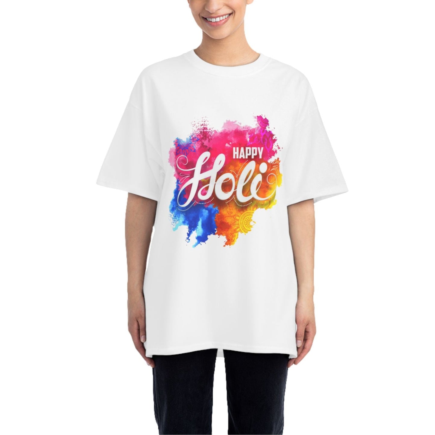 Happy Holi design T-Shirts Combo ( PACK OF 2 )