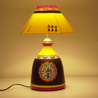 Sunbeam Tribe Table Lamp – Handpainted Ethnic Decor Light