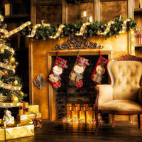 Christmas Decor Ribbon with LED Lights