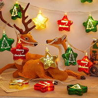 Colorful Christmas Ornament LED Star Lights