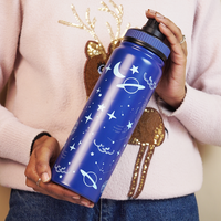 Galaxy Print Stainless Steel Water Bottle
