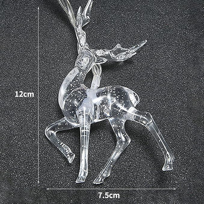 Diamond Fairy Deer Christmas String Lights