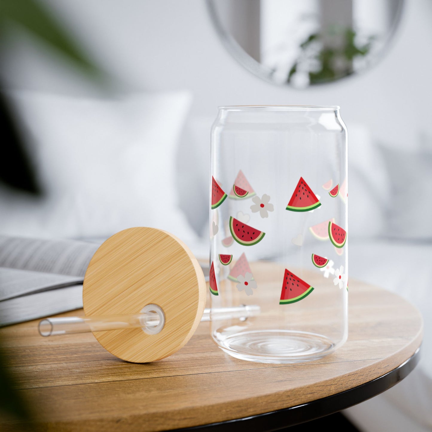 Personalized Watermelon Glass Tumbler