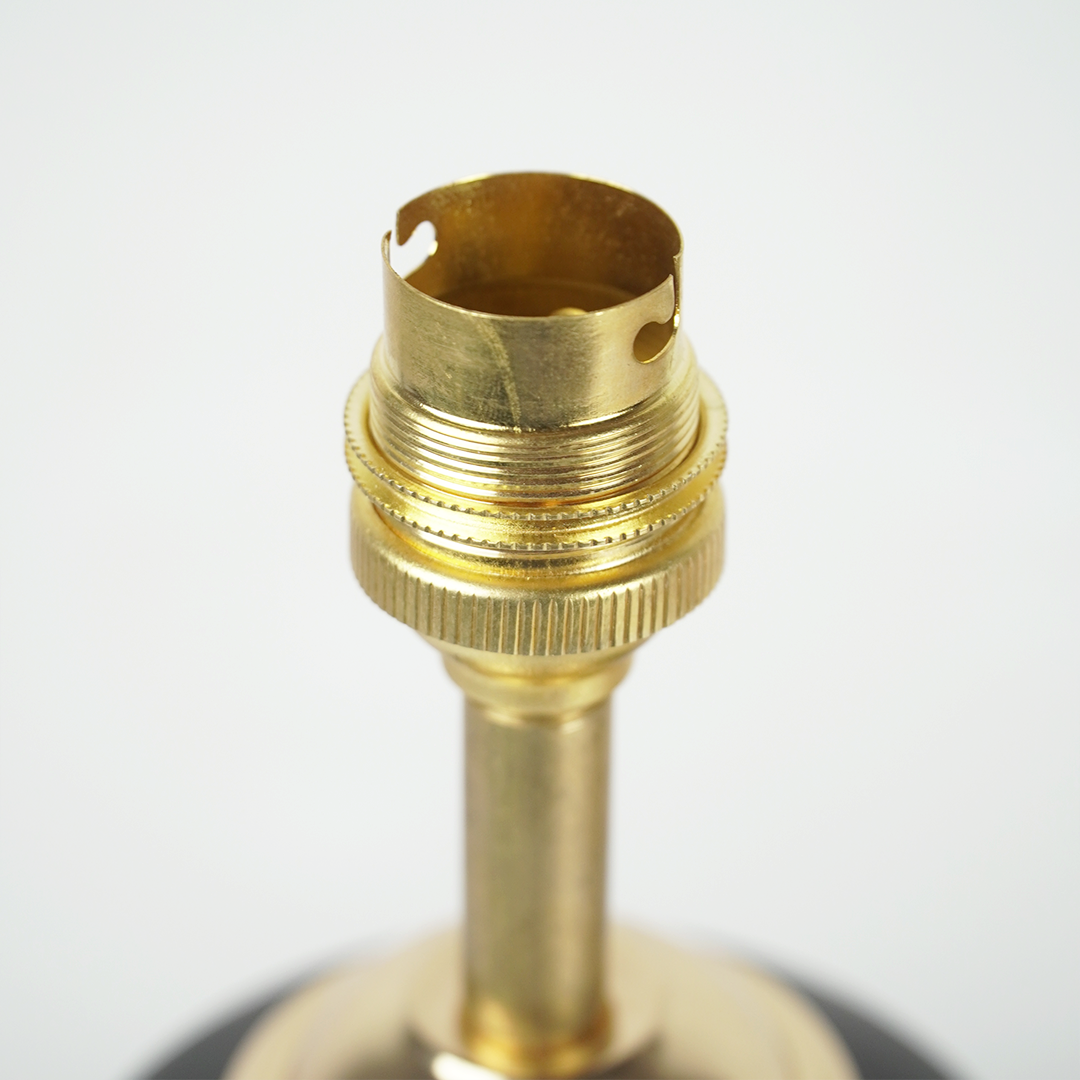 Midnight Spiral Table Lamp – Handpainted Ethnic Decor Light