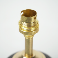 Midnight Spiral Table Lamp – Handpainted Ethnic Decor Light