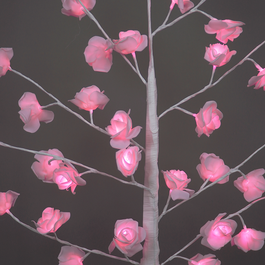 Rose Tree Light – Glowing Decorative Flower Lamp