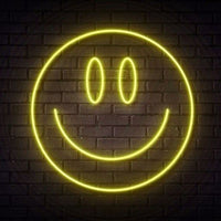Smiley Face Neon LED Light – Fun Wall Décor for Bedrooms, Cafés & Party Spaces