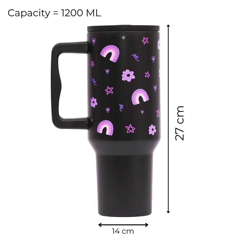 Midnight Glow Black Tumbler