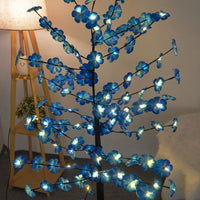 MEMORIES INSITE " Blue Blossom Tree Light "Decorative LED Tree for Home Decor Living Room Bedroom Festive Decoration