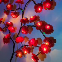MEMORIES INSITE™ RED ROSE TREE BRANCH WALL LIGHT