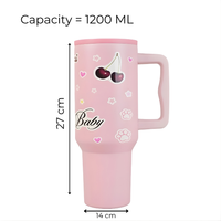Cherry Bear Baby Insulated Leakproof Tumbler