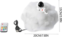 Cloud Astronaut Light Fluffy Lamp 3D Light Cloud (12 Colours & 366 Modes)