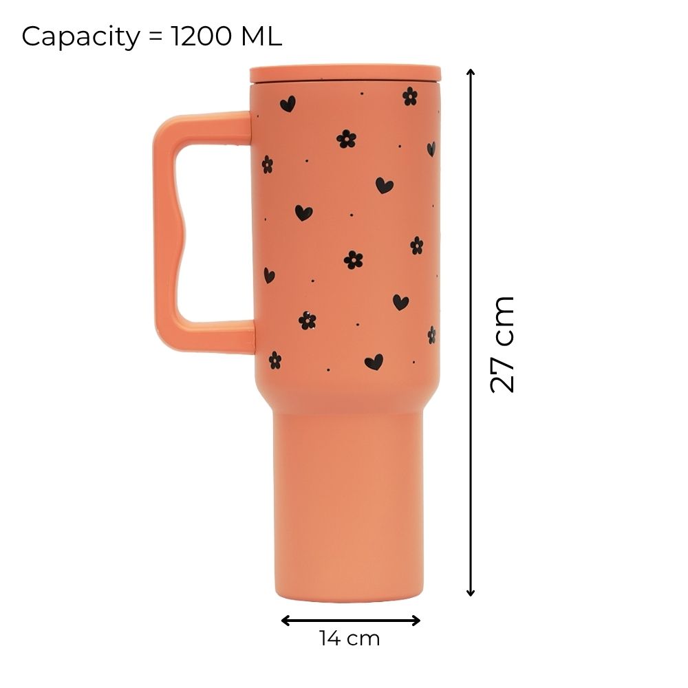 Peach Petals Tumbler