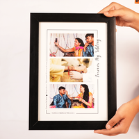 Personalized  LOVEING Brother Sister Photo ON RAKHI Frame Gift