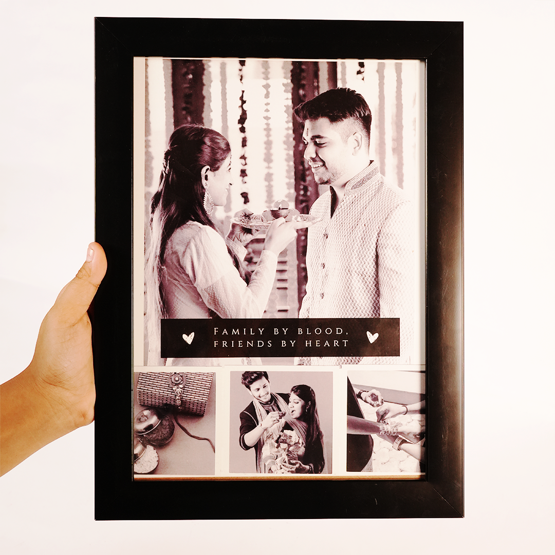 Personalized  BHAI DOOJ  Brother Sister Photo Frame Gift