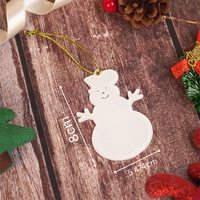 Set of 6 Acrylic Christmas Hanging Ornaments – Premium Festive Décor