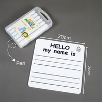 Reusable Kids Name Practice Writing Board with Pen Box & Cleaning Cloth