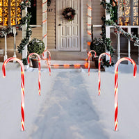 Solar Christmas Candy Cane Light