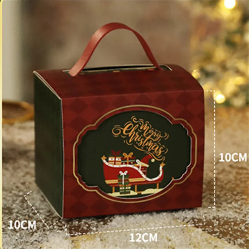 Christmas Gift Box with Rope Handle