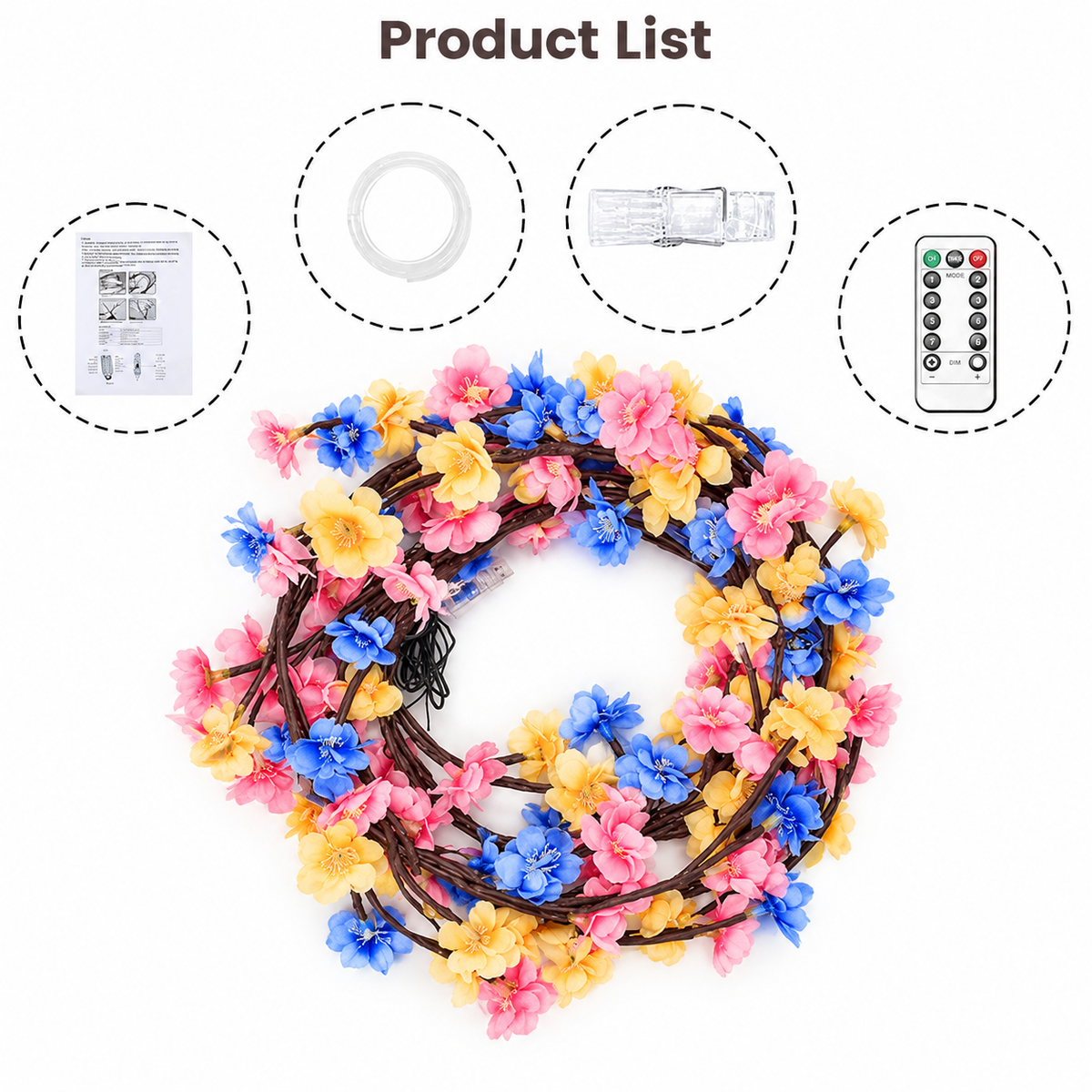 MEMORIES INSITE® BRANCH LIGHT MIX COLOUR CHERRY BLOSSOM TREE BRANCH LIGHTING