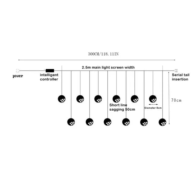 Christmas Wishing fairy Ball Light Decor