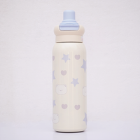 Cute Bear & Star Stainless Steel Sipper Bottle