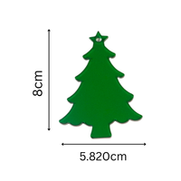 Christmas Tree Designed Christmas Hanging Ornaments – Set of 6