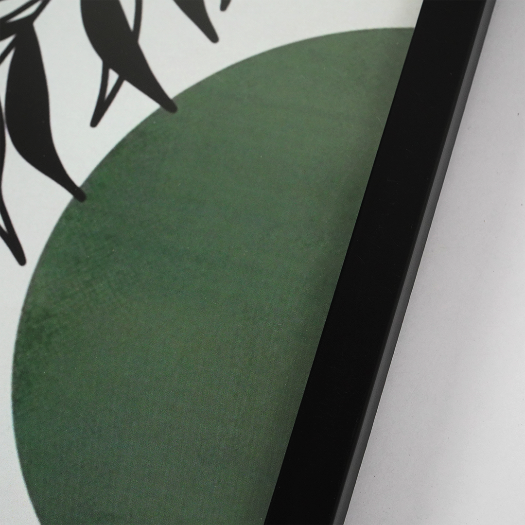 Minimalist Geometric Wall Art Frame Set-6 – Modern Botanical Abstract Wall Decor