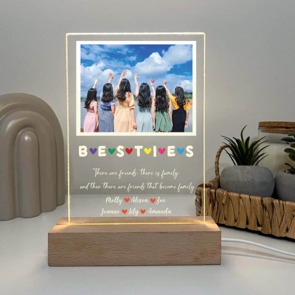 Personalized Photo Picture LED Night Light Stand