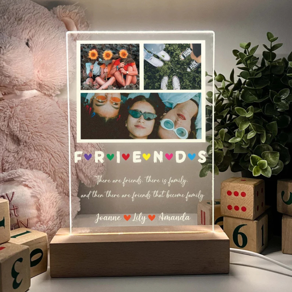 Personalized Photo Picture LED Night Light Stand