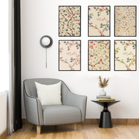 Vintage Floral Wall Art Set – Botanical Beauty for Your Home