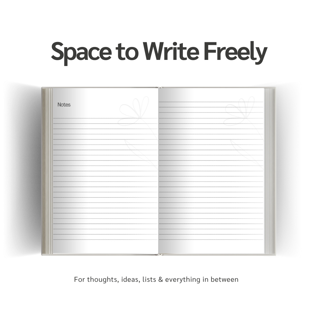 2026 Complete Journal Planner – Daily, Monthly & Yearly Goal Organizer