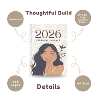 2026 Planner for Women | Cute Personal Daily Organizer