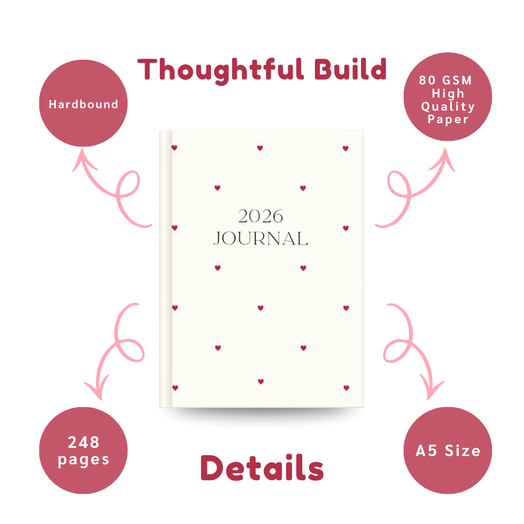 2026 Complete Journal Planner – Daily, Monthly & Yearly Goal Organizer