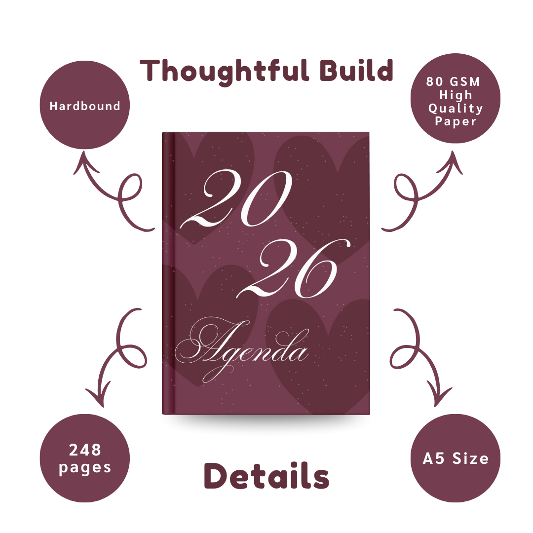2026 Agenda Planner | Daily & Monthly Planning Notebook