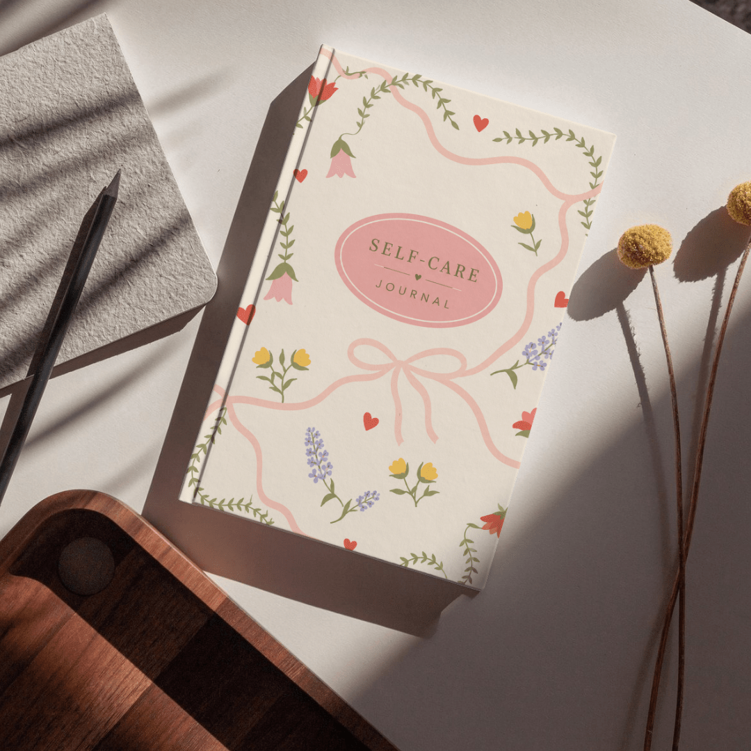 Soft Floral Self-Care & Reflection Journal Diary - Memories InsiteSOFT FLORAL SELF -CARE JOURNAL DIARY