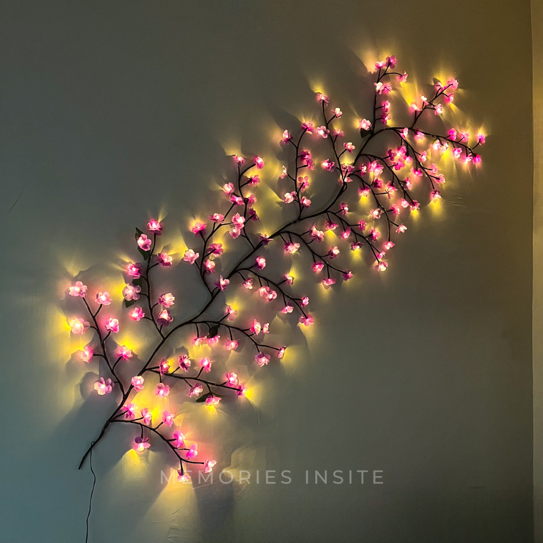 BRANCHLIGHT™ PURPLE CHERRY BLOSSOM TREE BRANCH LIGHTING